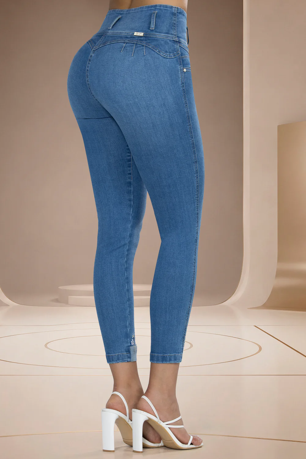 Jean Skinny Tiro Alto Azul Medio – PARAGUAY 5 Reseñas